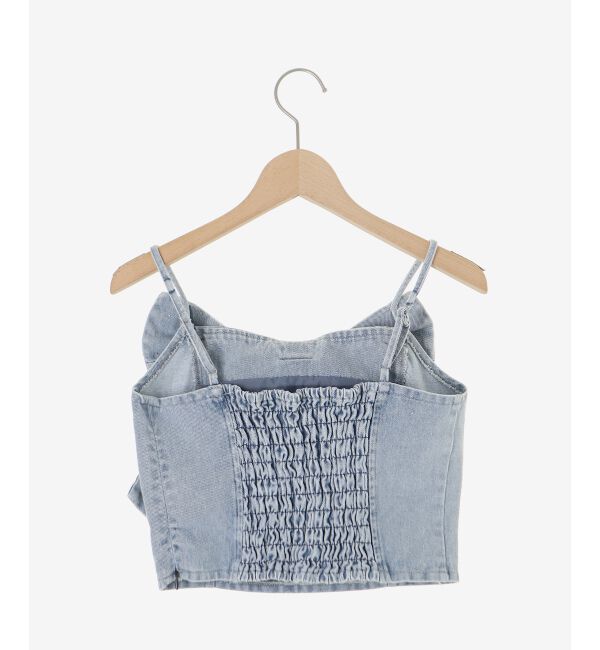  「ビッグリボンビジュービスチェ」|キャミソール|