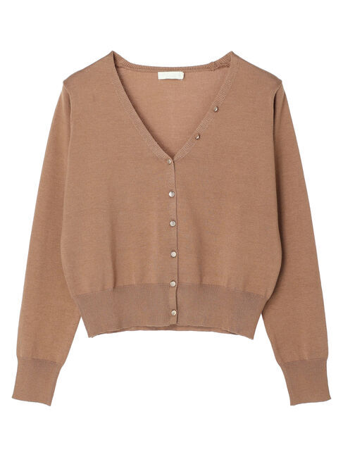 earth music&ecology「ハイゲージ多釦カーディガン」|カーディガン|