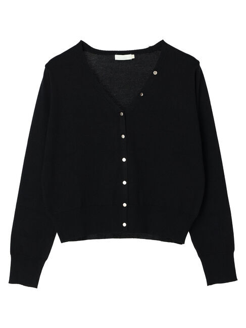 earth music&ecology「ハイゲージ多釦カーディガン」|カーディガン|