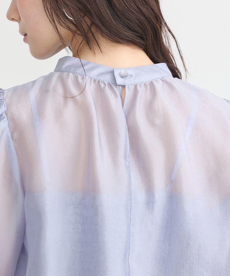 earth music&ecology「SET2点シアーブラウス＋3Dレースワンピース」|ワンピース|