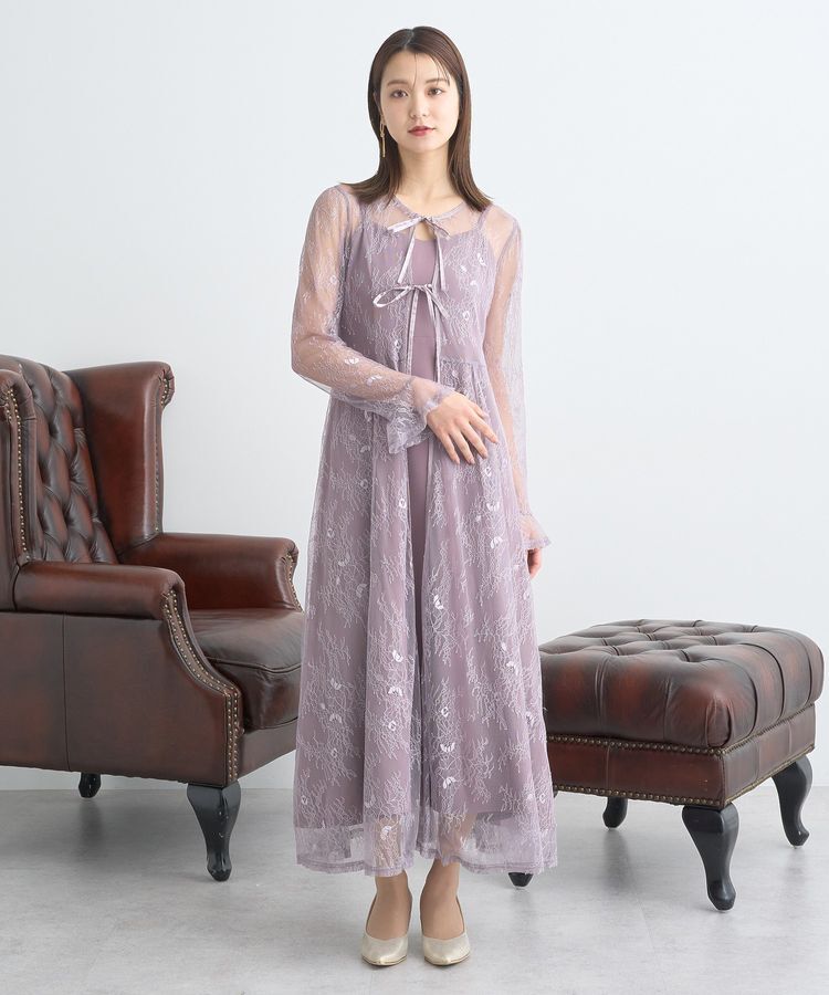 earth music&ecology「SET2点レースワンピース＋キャミワンピース」|ワンピース|