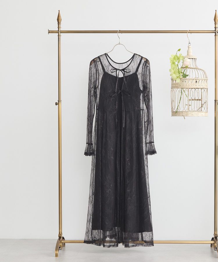 earth music&ecology「SET2点レースワンピース＋キャミワンピース」|ワンピース|