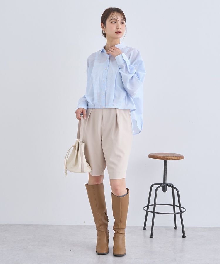 earth music&ecology「TRキュプラドロスロシャツ」|シャツ・ブラウス|