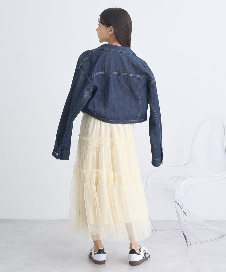 earth music&ecology「フリルチュールティアードスカート」|フレア|