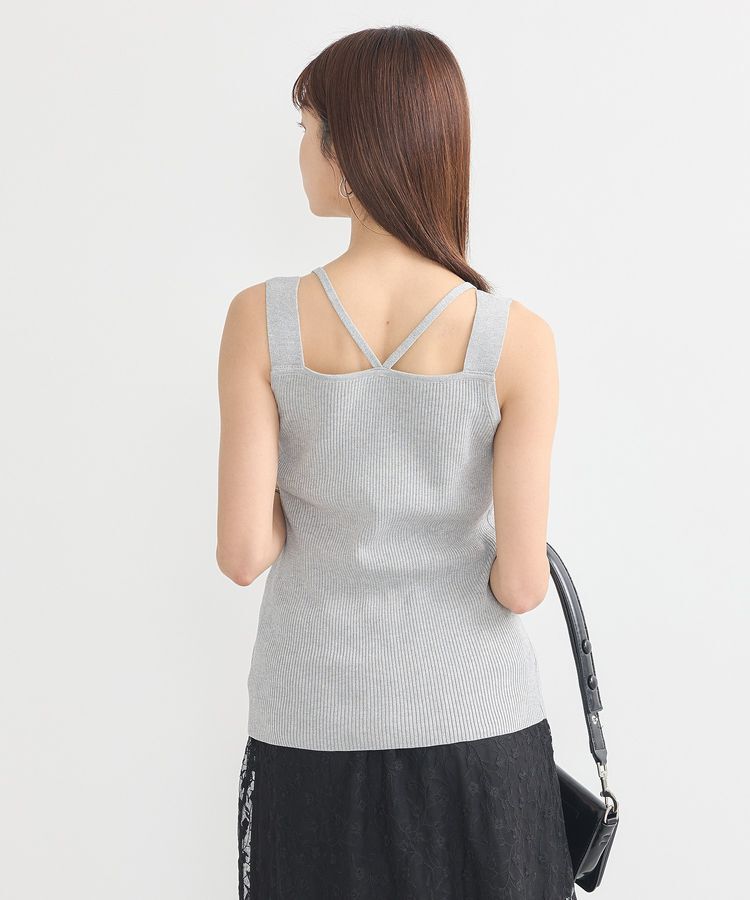 earth music&ecology「レイヤードニットタンクトップ」|キャミソール|