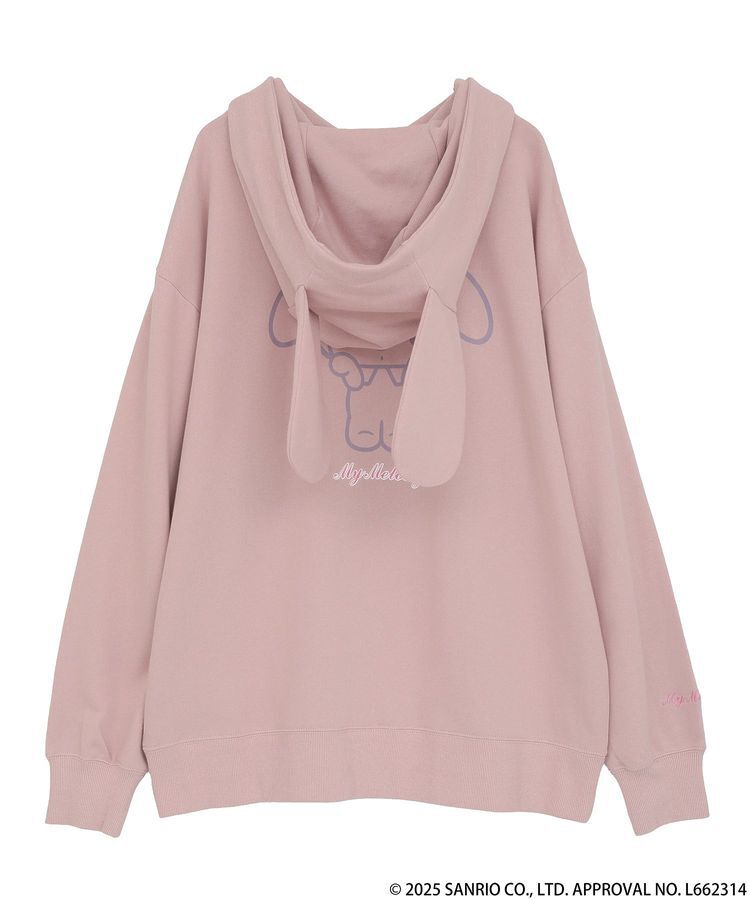 earth music&ecology「マイメロディ&クロミ/earth 耳付きフーディー」|スウェット・ジャージ|