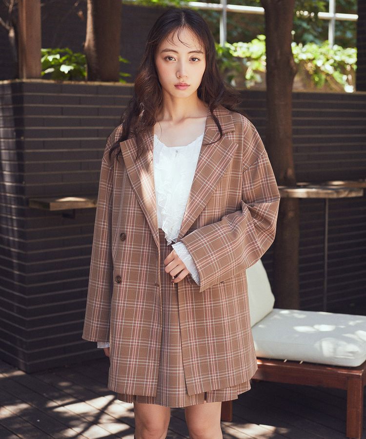 earth music&ecology「SET2点ラッフルレースブラウス＋キャミソール」|シャツ・ブラウス|