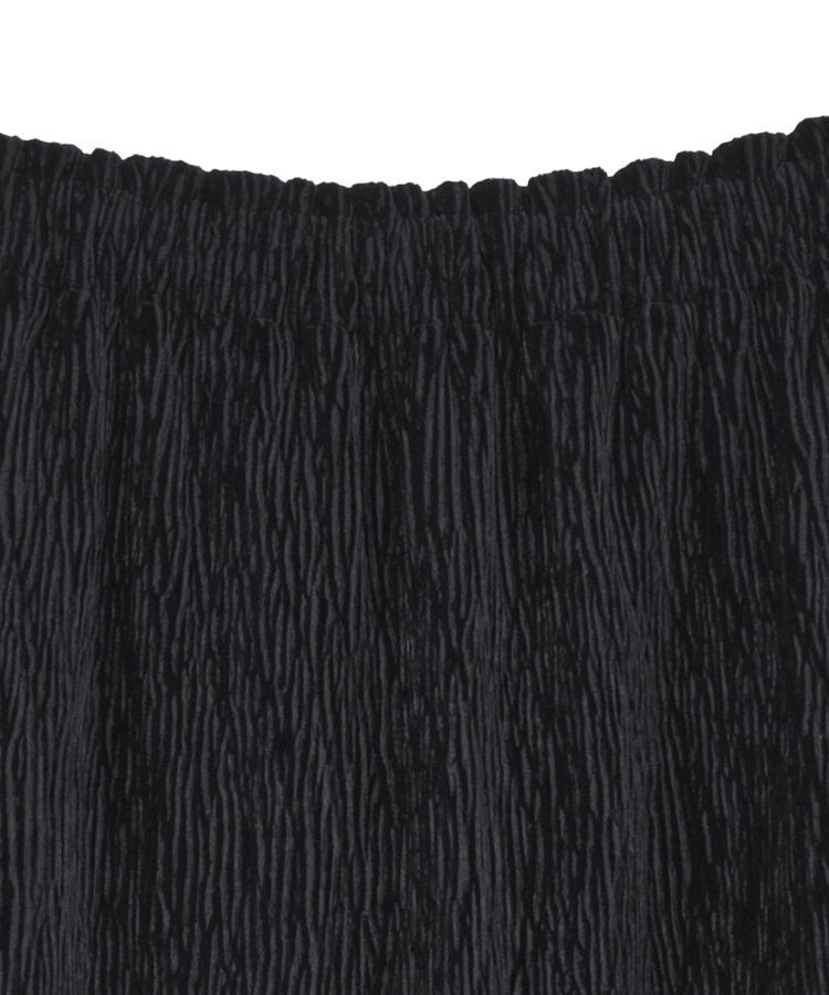 earth music&ecology「シャイニーベロアスカート」|タイト|