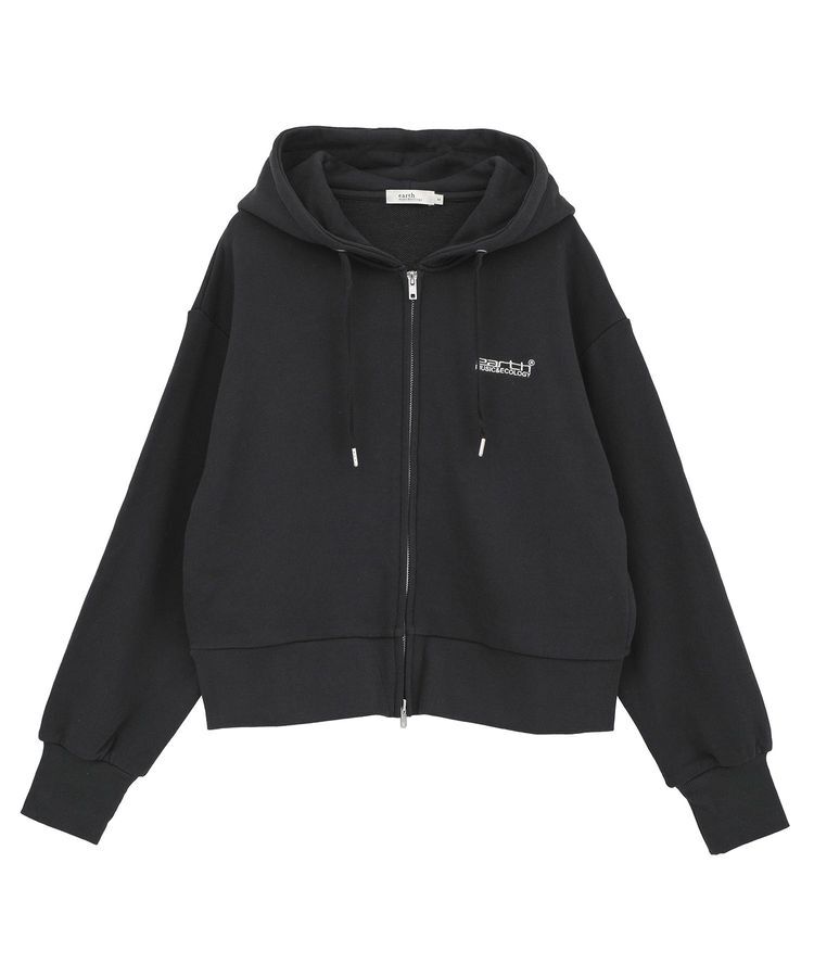 earth music&ecology「earth music&ecologyロゴZIPパーカー」|スウェット・ジャージ|Black