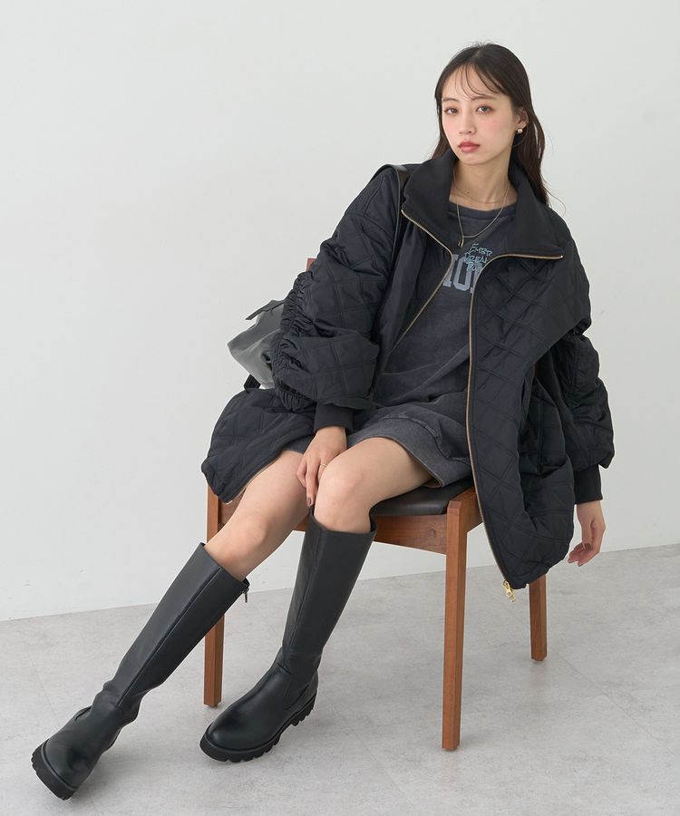 earth music&ecology「ランダム刺繍オフショルプルオーバー」|スウェット・ジャージ|