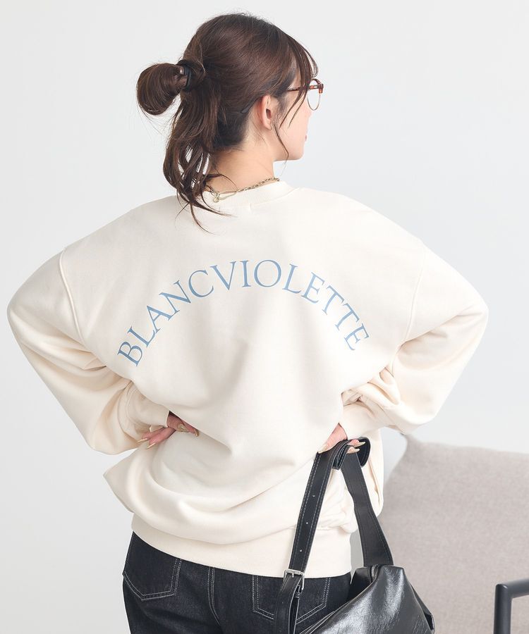 earth music&ecology「サイドリブロゴスウェット」|スウェット・ジャージ|