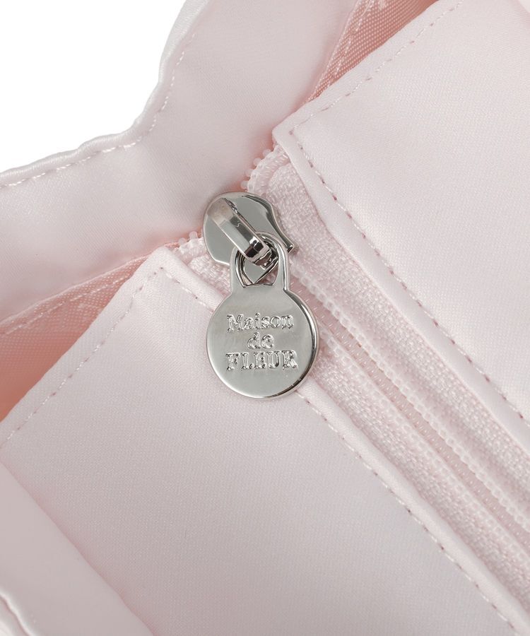 Maison de FLEUR「ギャザーハンドルキルティングキャリーオンバッグ」|トートバッグ|