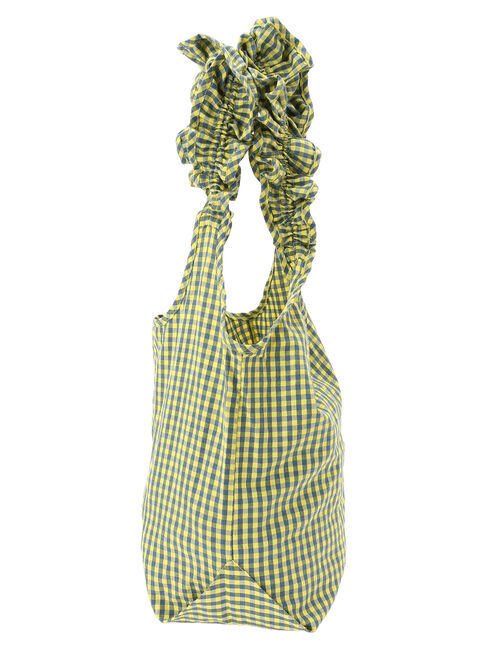  「ギンガムフリルバッグ」|ハンドバッグ|