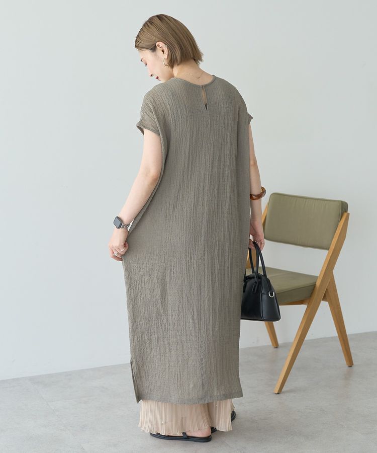 AMERICAN HOLIC「ポコポコノースリーブワンピース【インナー付き】」|ワンピース|