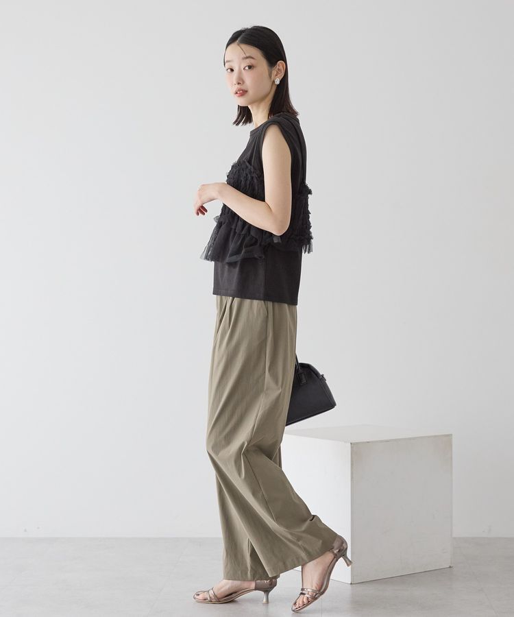 AMERICAN HOLIC「【2点セット】チュールキャミ+ノースリーブT」|Tシャツ・カットソー|