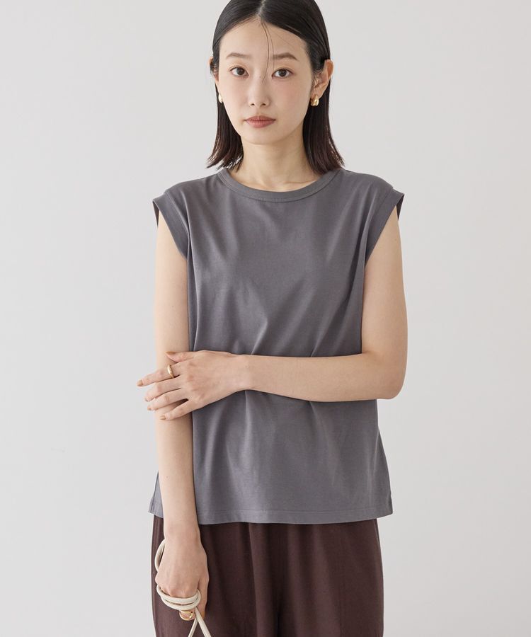 AMERICAN HOLIC「【2点セット】チュールキャミ+ノースリーブT」|Tシャツ・カットソー|