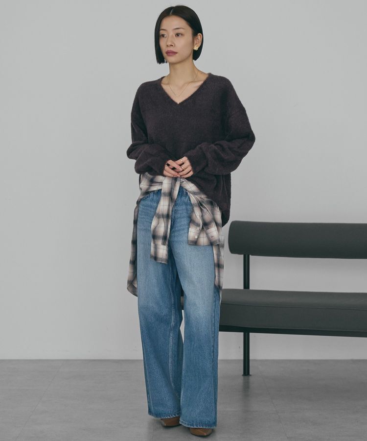 AMERICAN HOLIC「Vネックフェアリーニットプルオーバー」|ニット・セーター|