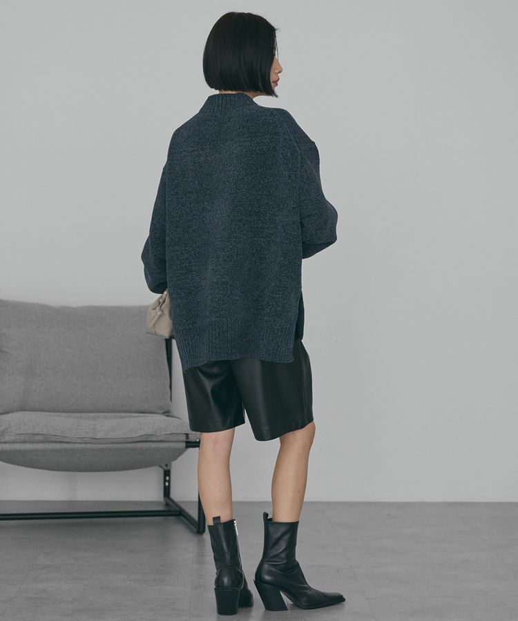 AMERICAN HOLIC「ベロアモールニットプルオーバー」|ニット・セーター|