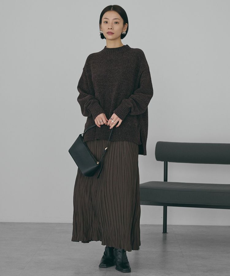 AMERICAN HOLIC「ベロアモールニットプルオーバー」|ニット・セーター|