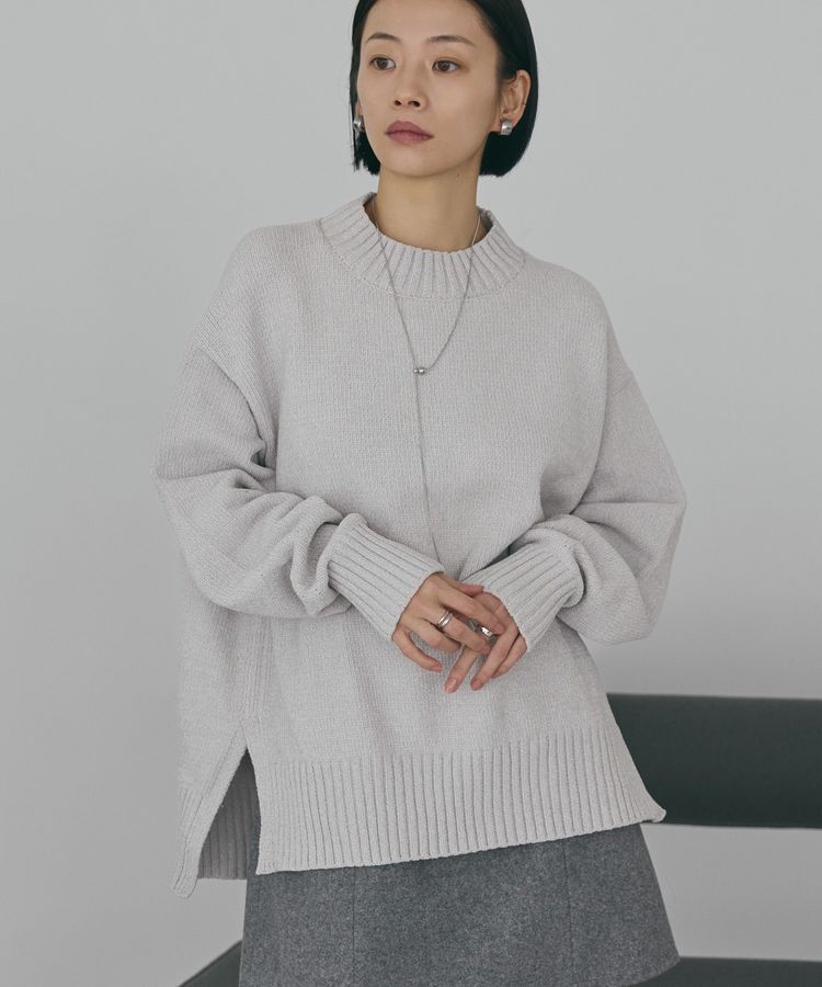 AMERICAN HOLIC「ベロアモールニットプルオーバー」|ニット・セーター|