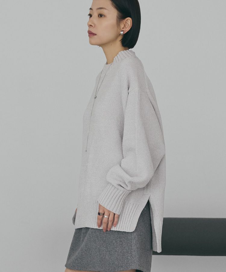 AMERICAN HOLIC「ベロアモールニットプルオーバー」|ニット・セーター|