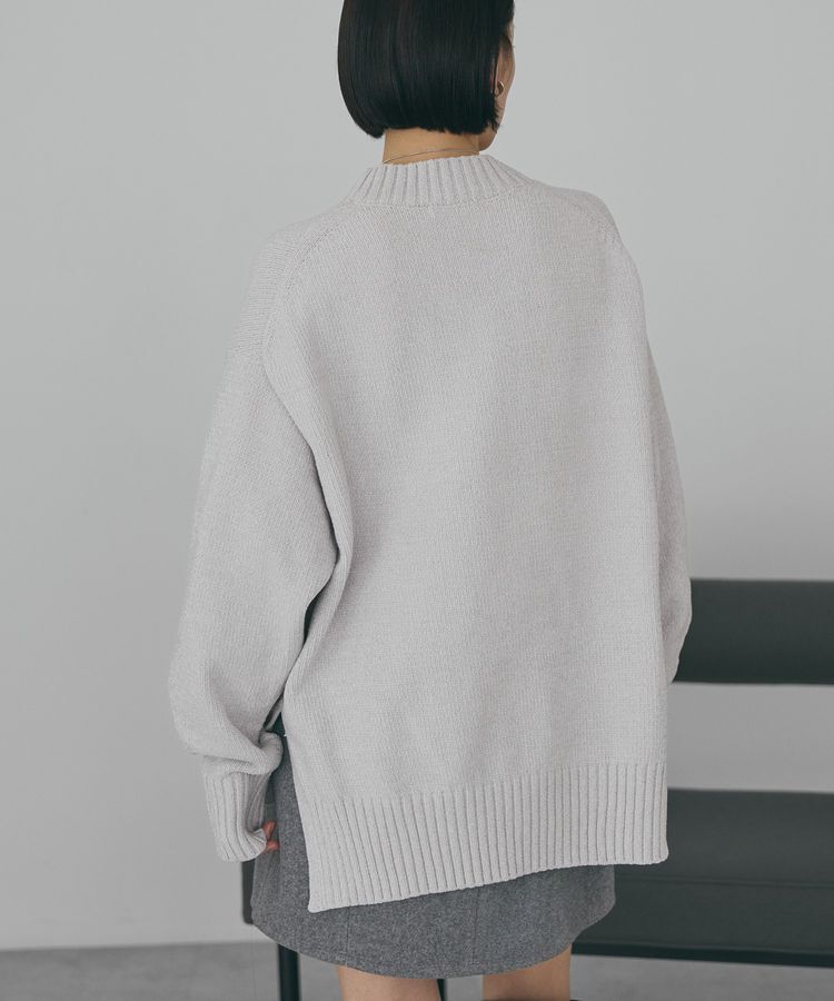 AMERICAN HOLIC「ベロアモールニットプルオーバー」|ニット・セーター|