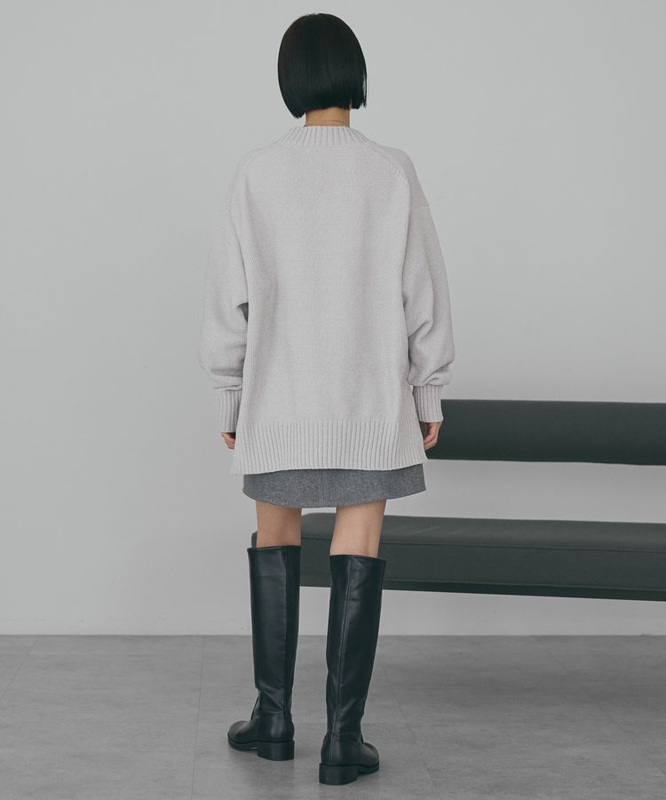 AMERICAN HOLIC「ベロアモールニットプルオーバー」|ニット・セーター|