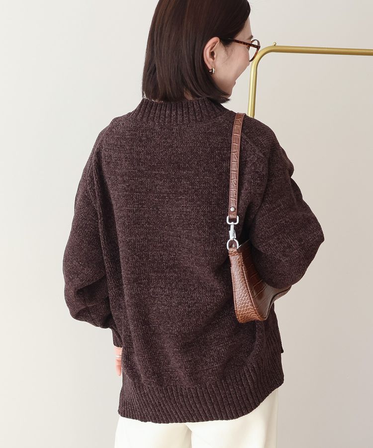 AMERICAN HOLIC「ベロアモールニットプルオーバー」|ニット・セーター|