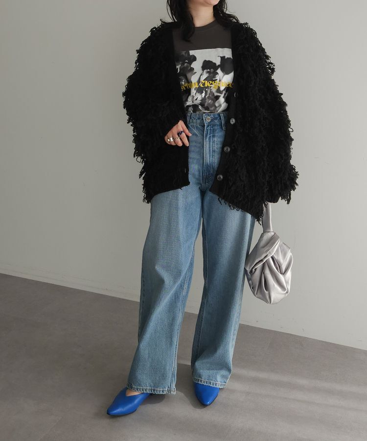 AnriettMusee「フリンジニットカーディガン」|カーディガン|