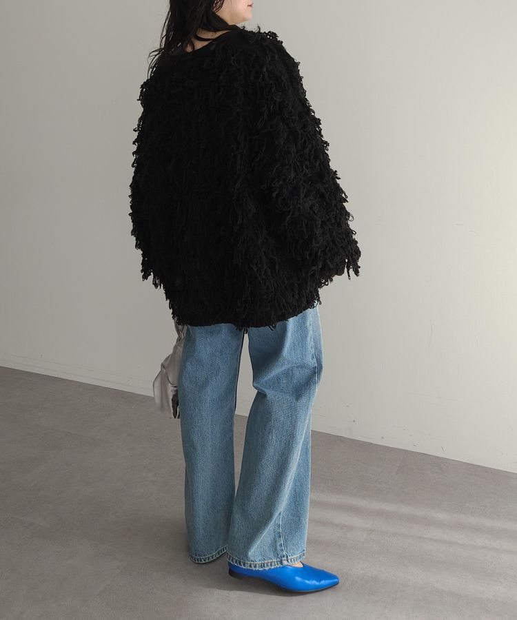 AnriettMusee「フリンジニットカーディガン」|カーディガン|