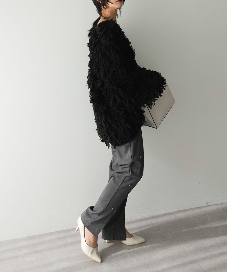 AnriettMusee「フリンジニットカーディガン」|カーディガン|