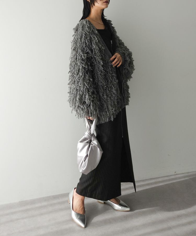AnriettMusee「フリンジニットカーディガン」|カーディガン|
