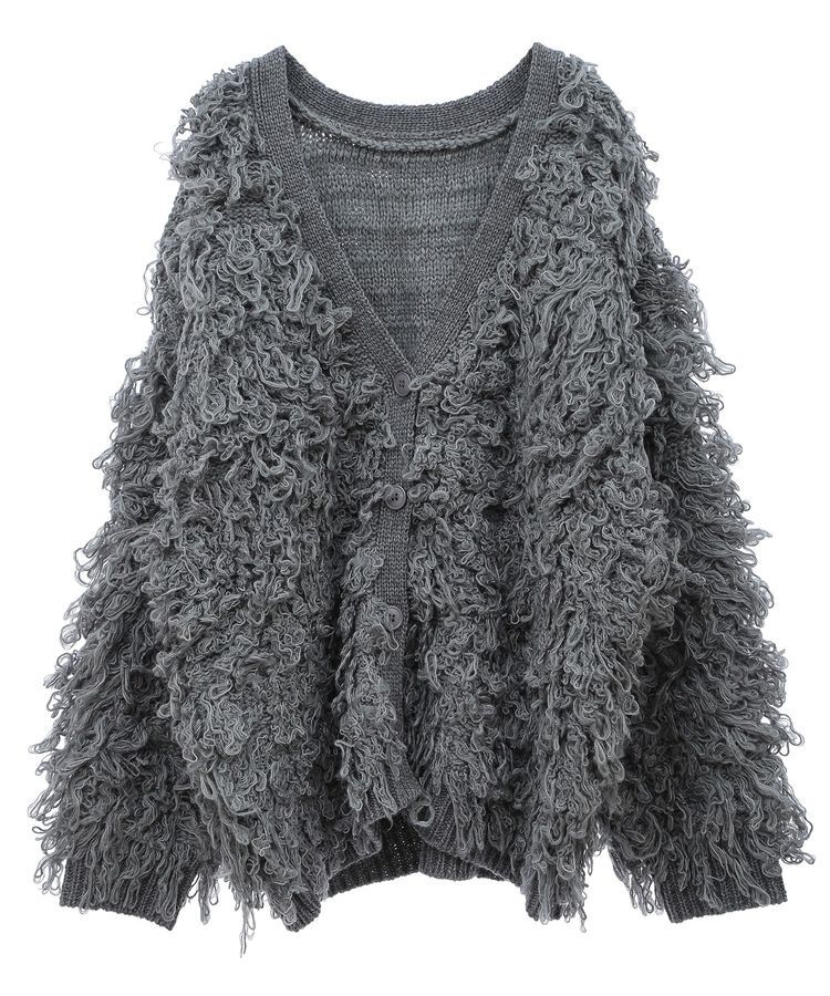 AnriettMusee「フリンジニットカーディガン」|カーディガン|