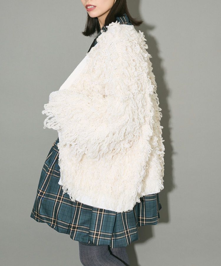 AnriettMusee「フリンジニットカーディガン」|カーディガン|