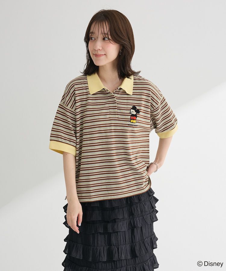 Green Parks「Mickey friend / ワンポイントショートポロ」|Tシャツ・カットソー|