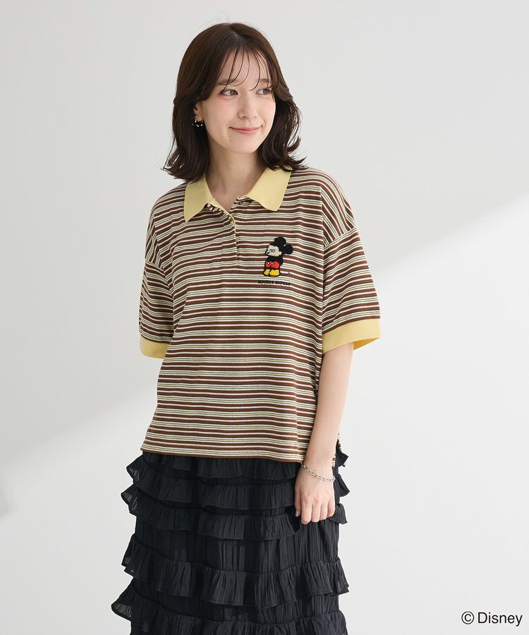 Green Parks「Mickey friend / ワンポイントショートポロ」|Tシャツ・カットソー|Border