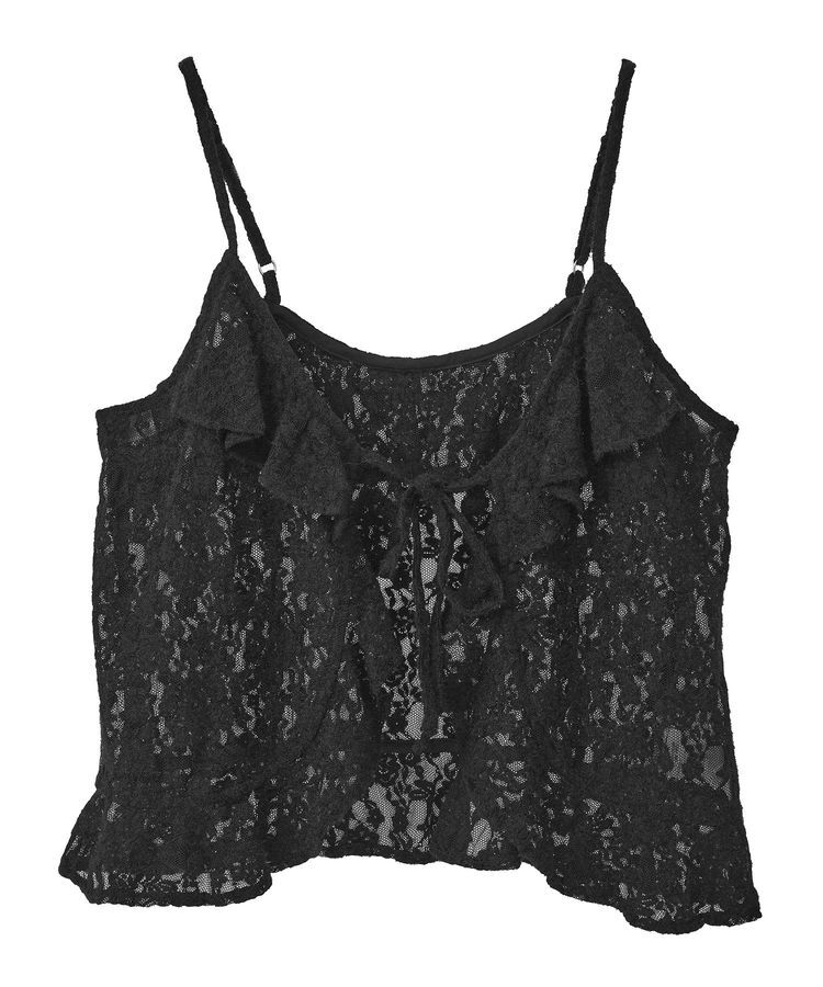 AnriettMusee「レースフリルキャミビスチェ」|キャミソール|
