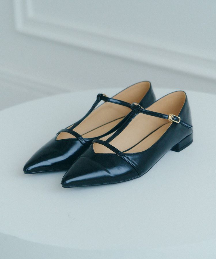 YECCA VECCA「【2WAY】メリージェーンTストラップパンプス」|パンプス|Black