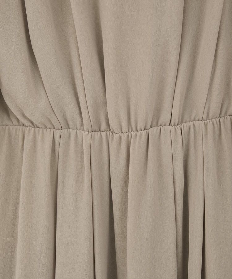 YECCA VECCA「レース切替シフォンドレス」|ワンピース|