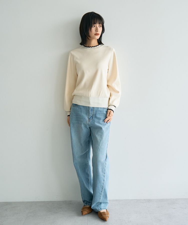 YECCA VECCA「スカラップニット」|ニット・セーター|