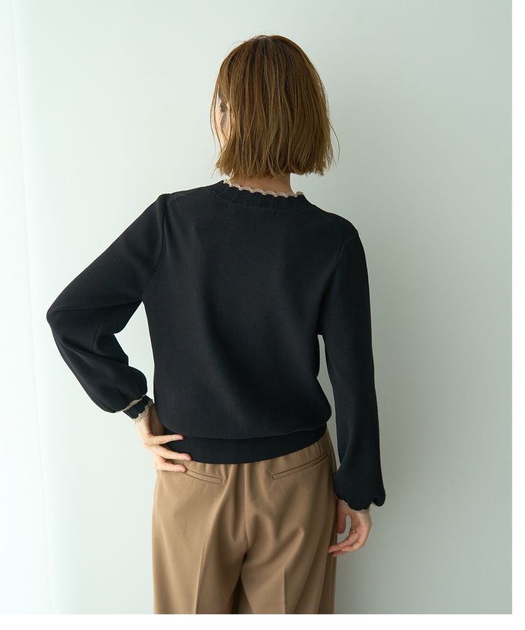 YECCA VECCA「スカラップニット」|ニット・セーター|