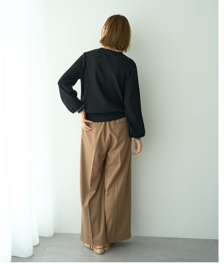 YECCA VECCA「スカラップニット」|ニット・セーター|