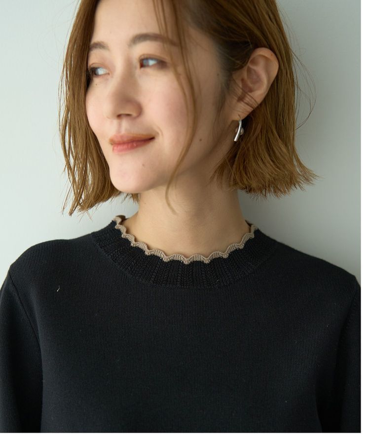 YECCA VECCA「スカラップニット」|ニット・セーター|