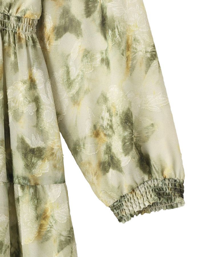 YECCA VECCA「ぼかしフラワー柄ワンピース」|ワンピース|