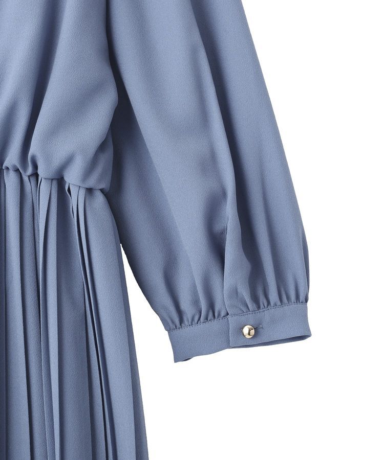 YECCA VECCA「ジョーゼットプリーツワンピース」|ワンピース|