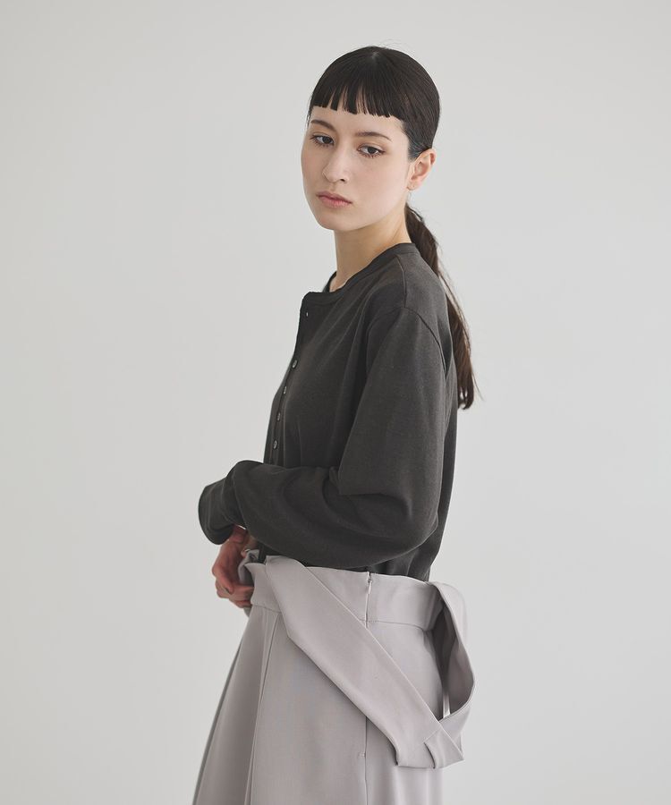 GARAGE OF GOOD CLOTHING「【日本製】ヘンプジャージーヘンリーネックプルオーバー」|Tシャツ・カットソー|