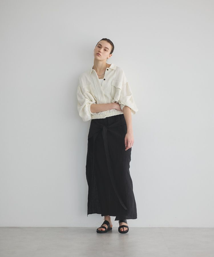 GARAGE OF GOOD CLOTHING「フラップポケット付きギャザーブルゾン」|ブルゾン・スタジャン|