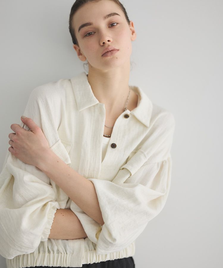 GARAGE OF GOOD CLOTHING「フラップポケット付きギャザーブルゾン」|ブルゾン・スタジャン|