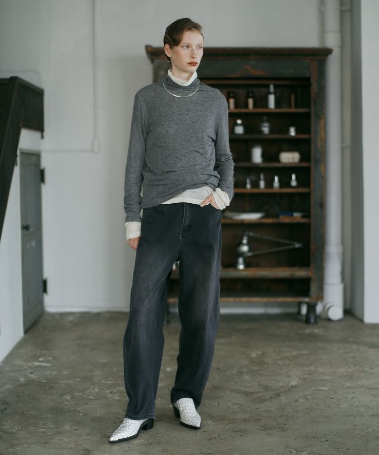 GARAGE OF GOOD CLOTHING「ウール混シアーハイネックプルオーバー」|Tシャツ・カットソー|