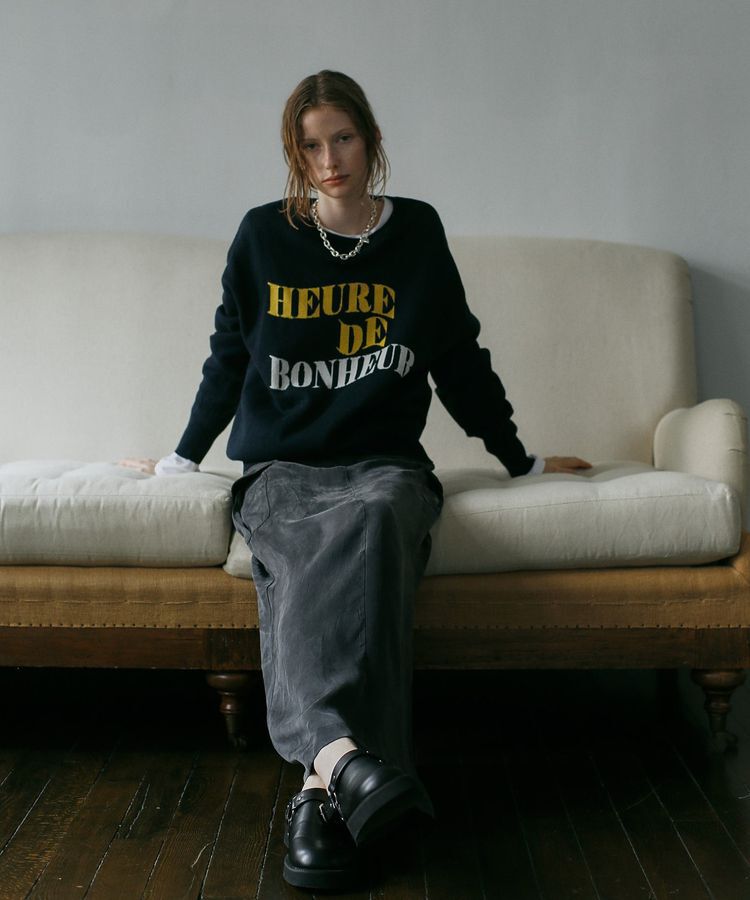 GARAGE OF GOOD CLOTHING「ジャガードロゴニットプルオーバー」|ニット・セーター|